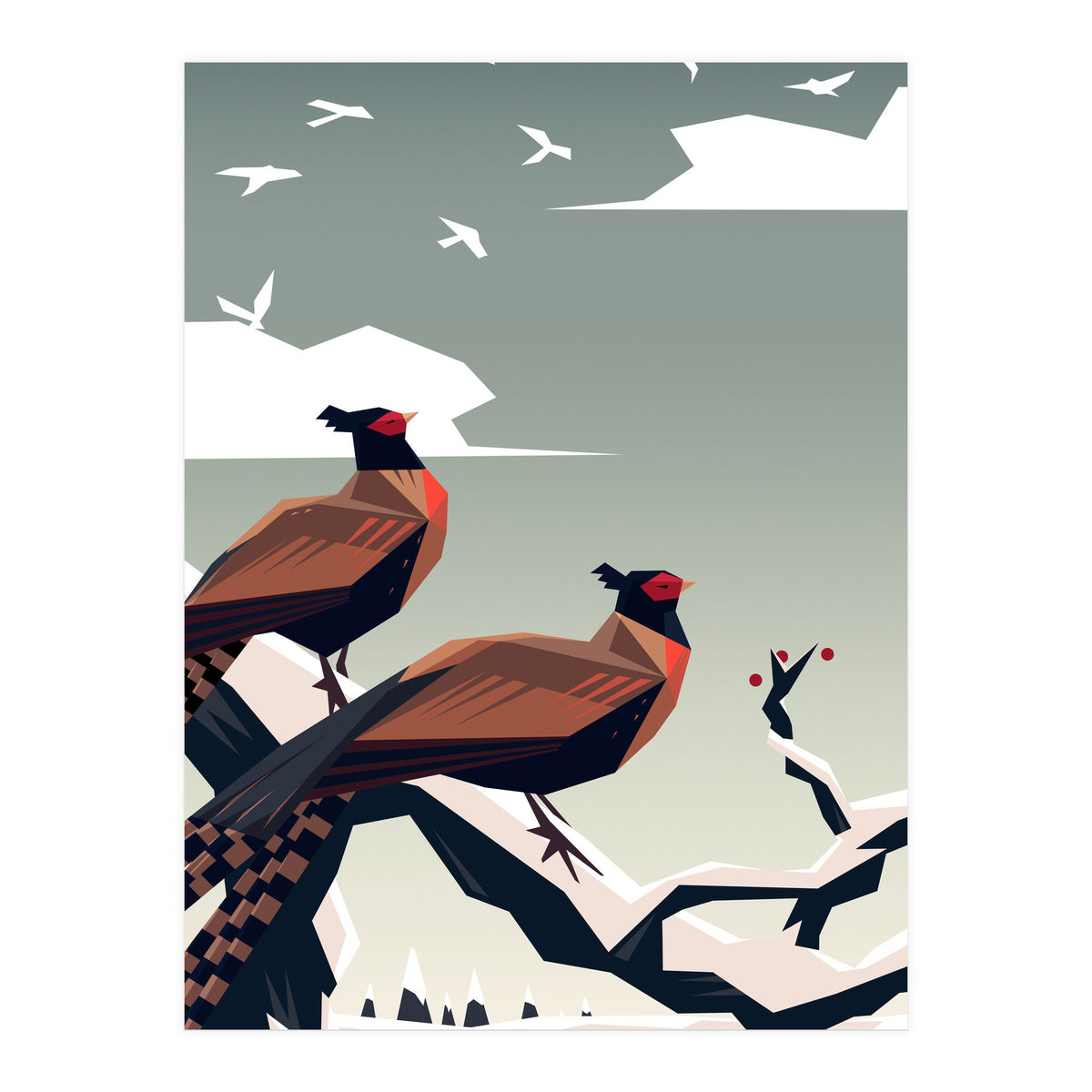 Call of the pheasants (Print Only)