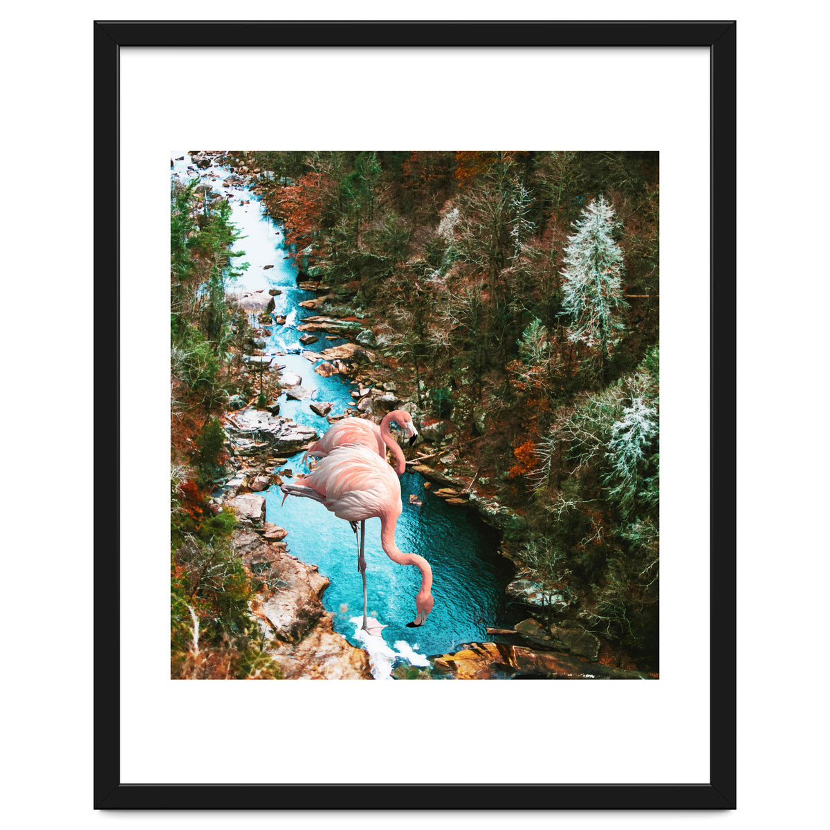 Flamingo Forest #society6 #decor #buyart