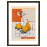 Modern Pear Still Life