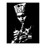 Don Cherry Trumpeter Jazz Music Legend in Grayscale (Print Only) thumbnail