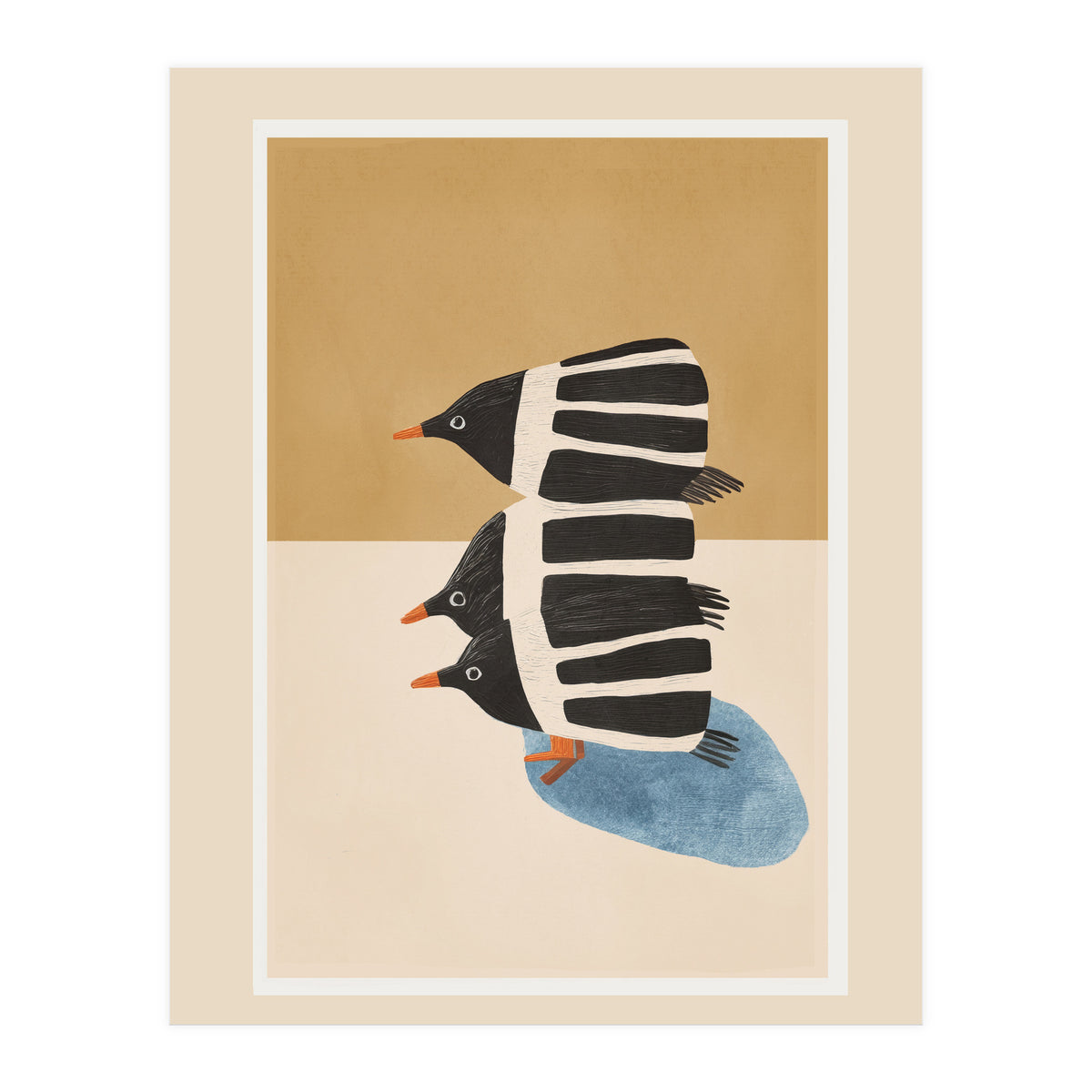 Minimal Penguin Stack (Print Only)