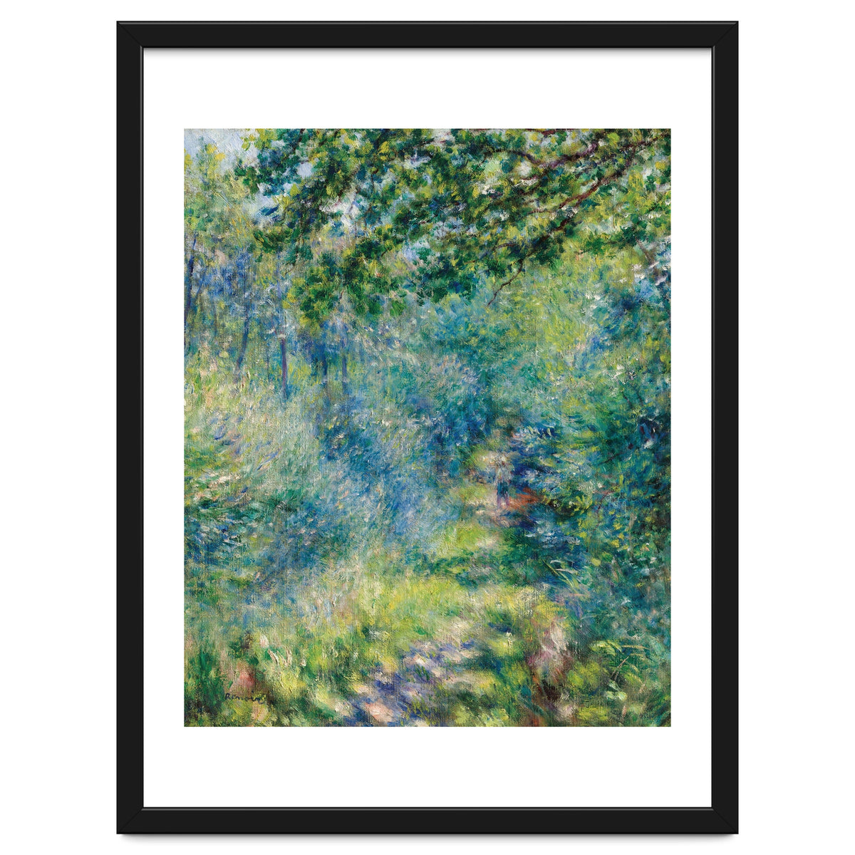 Renoir Path in the Forest Impressionist Landscape