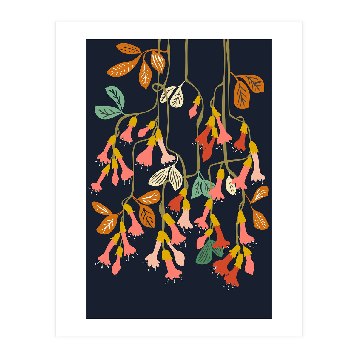 Fuchsia Flower affection (Print Only)