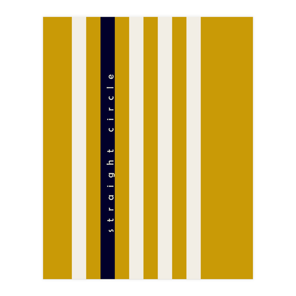 expectant iteration straight circle (Print Only)