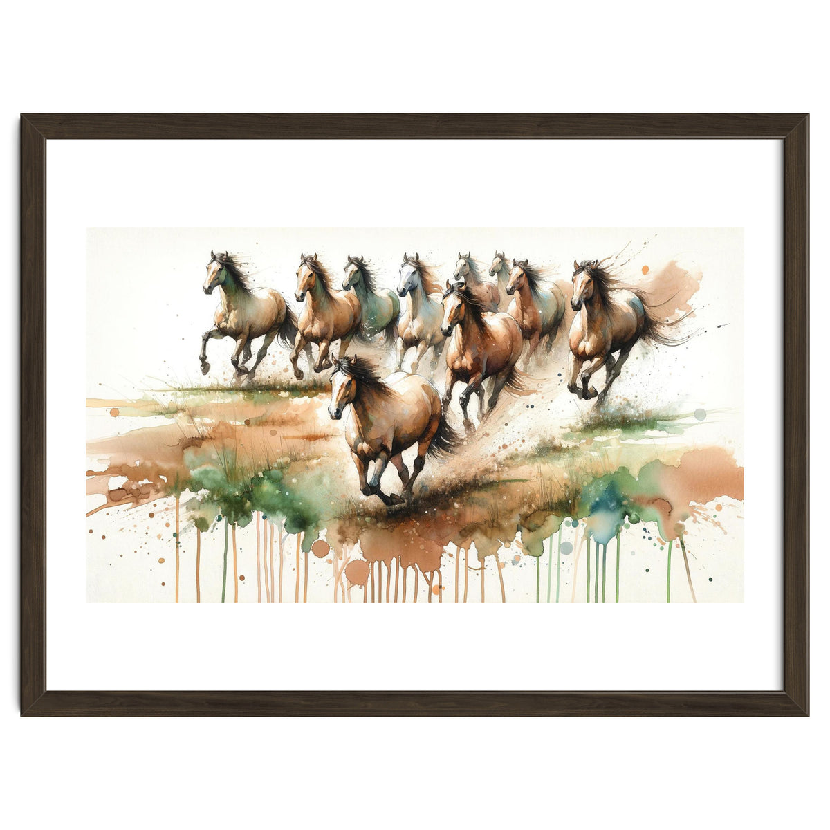 Galloping Horse Herd