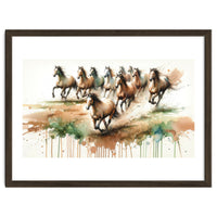 Galloping Horse Herd