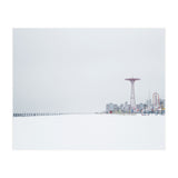 Amusement park in the winter seascape (Print Only) thumbnail