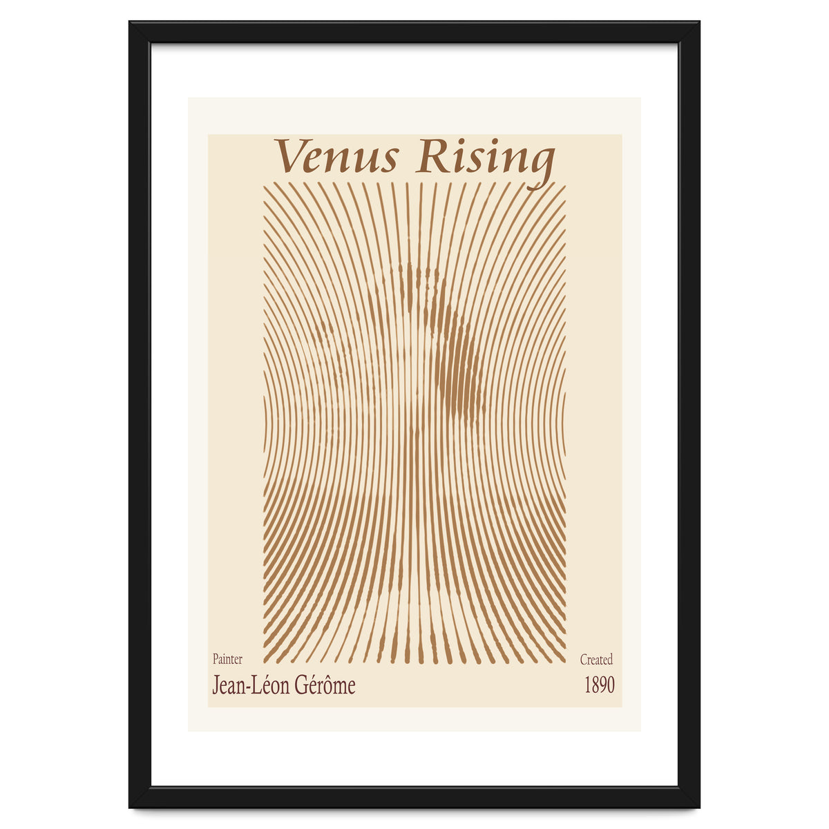 Venus Rising by Jean Léon Gérôme  (1890)