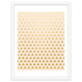 Blush + Gold Triangles #society6 #decor #buyart thumbnail