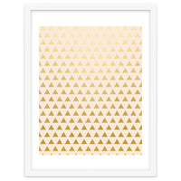 Blush + Gold Triangles #society6 #decor #buyart