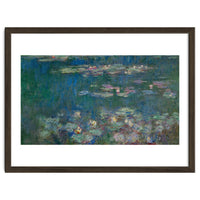 Les Nympheas, green reflections-water lillies, green reflections. Canvas. Inv. 20102.