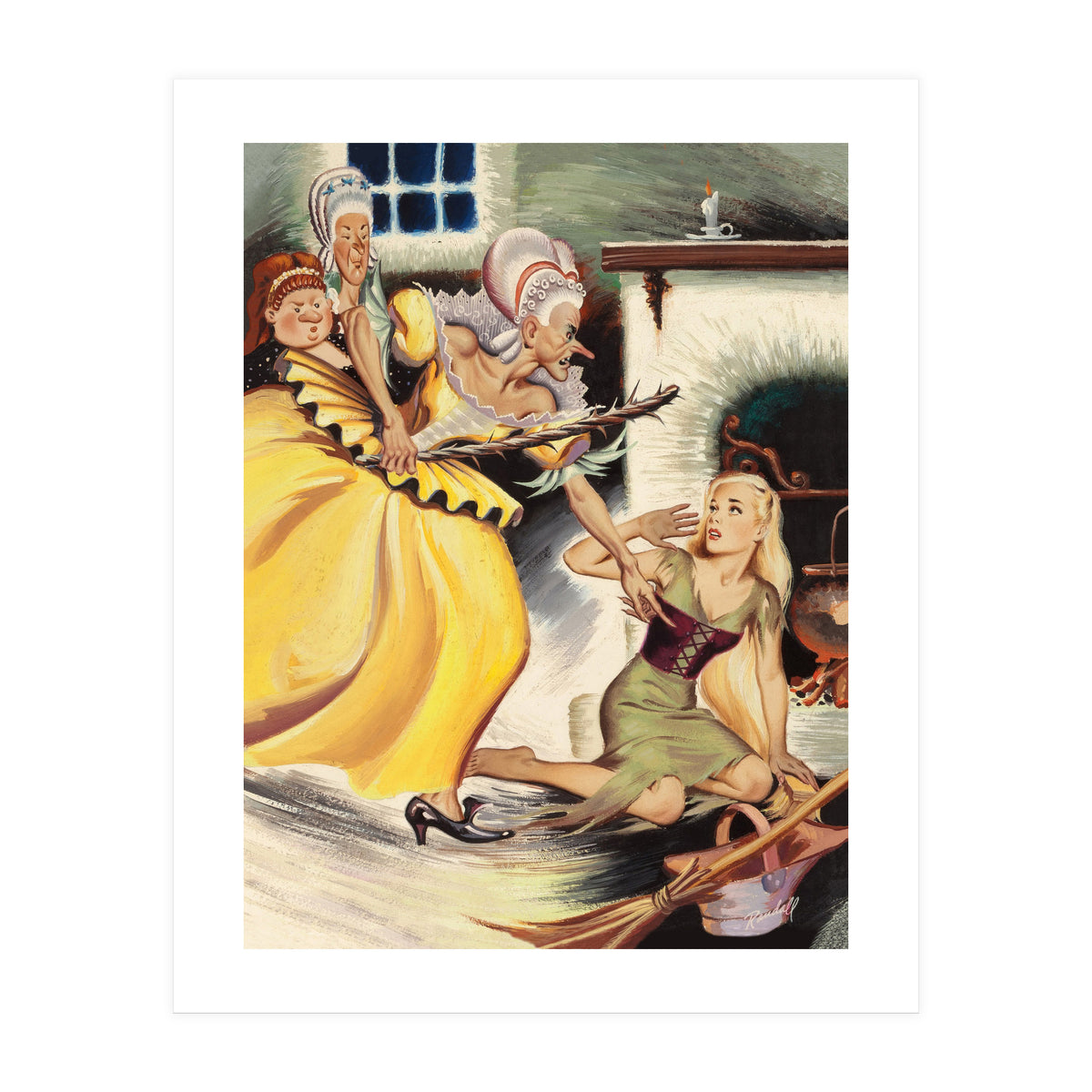 Pinup Cinderella  (Print Only)