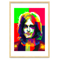 David Gilmour Pink Floyd Classic Rock Art WPAP