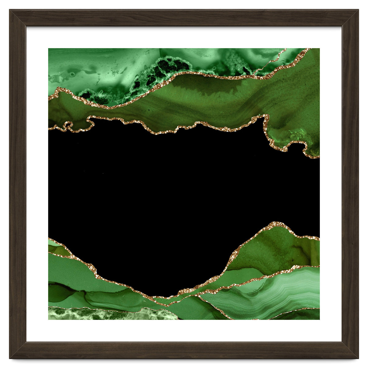 Green & Gold Agate Texture 18