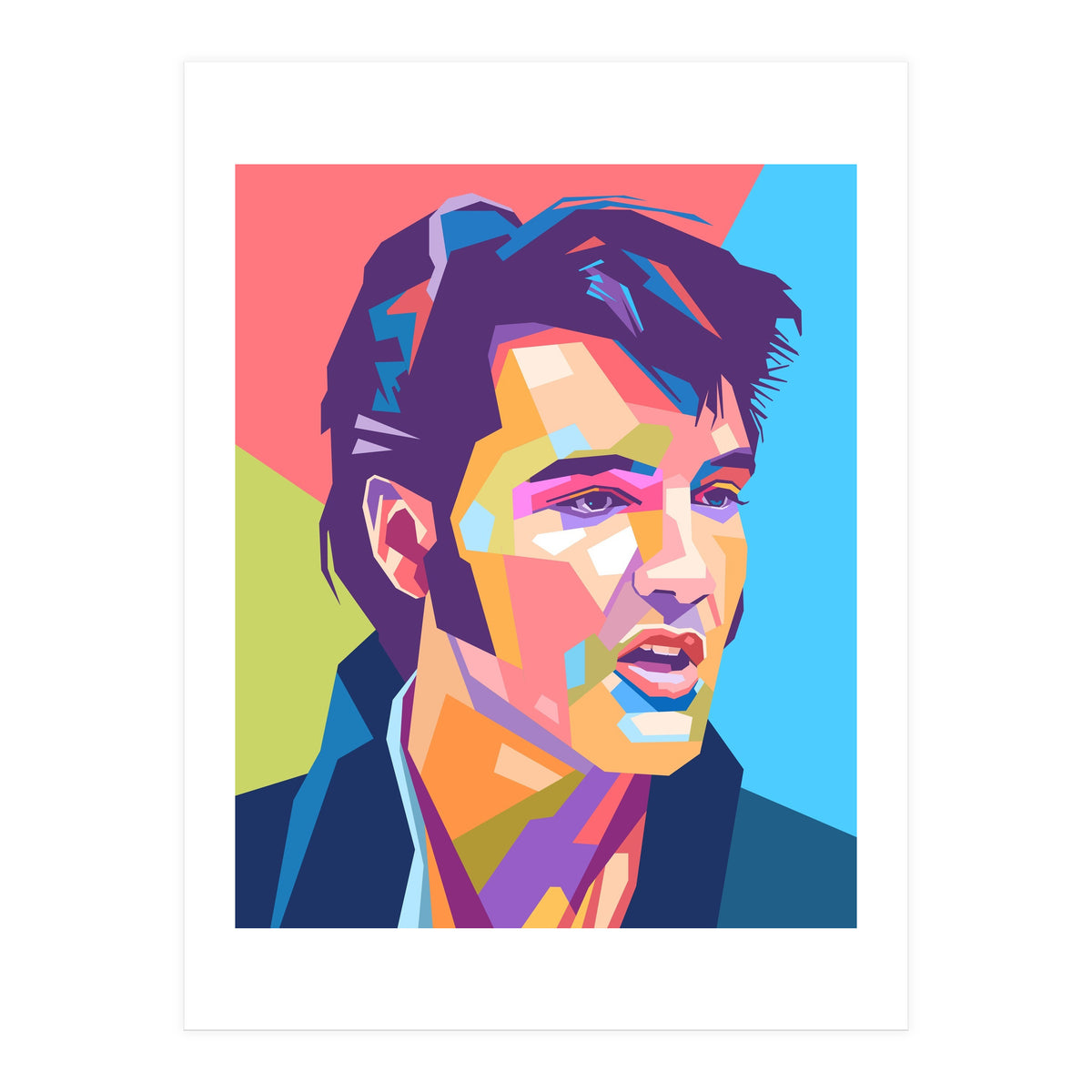 Elvis Presley pop art (Print Only)