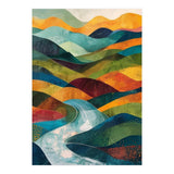 Abstract Rolling Hills Landscape (Print Only) thumbnail