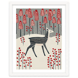 Fawn in a Winter Landscape thumbnail