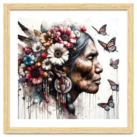 Matriarch With Wildflowers