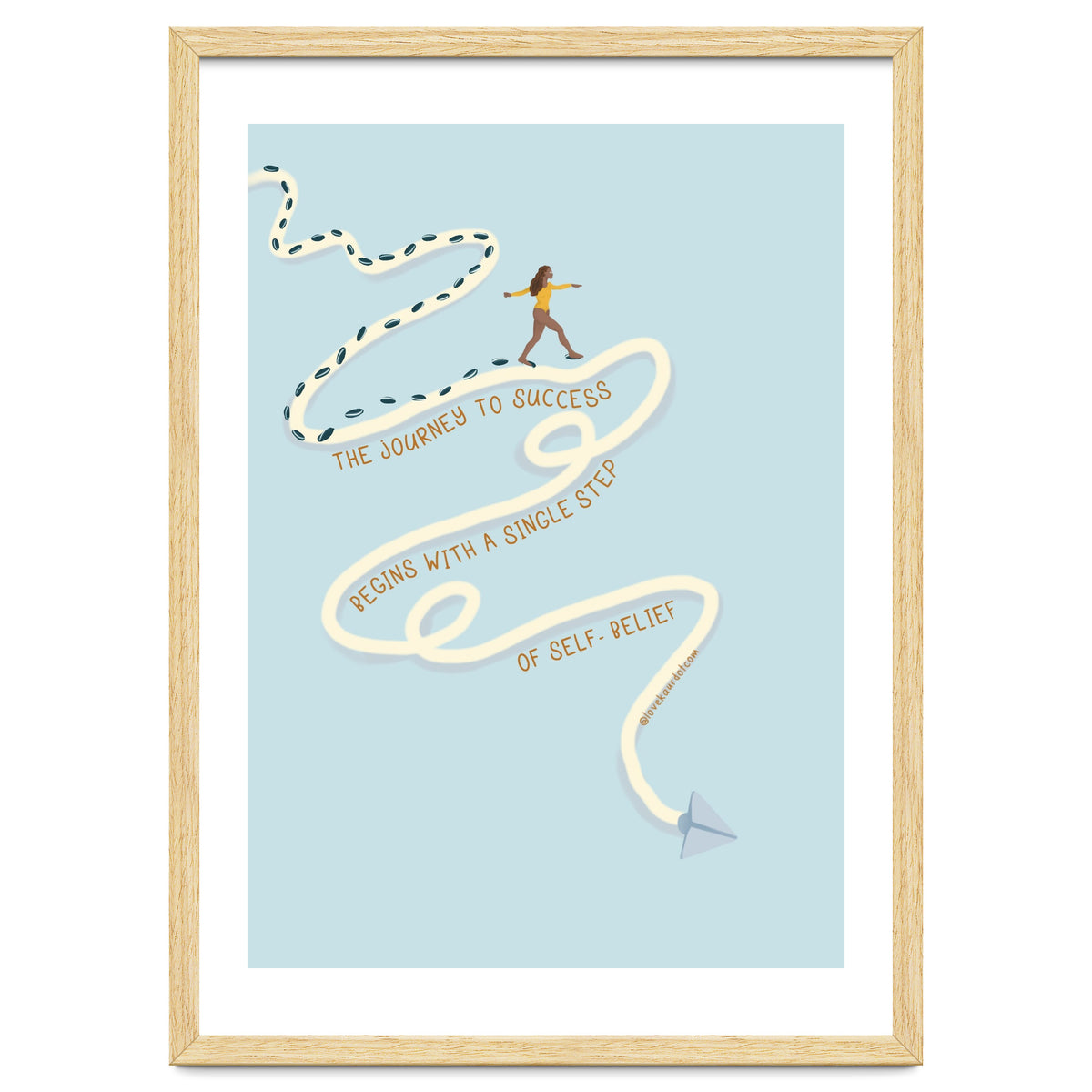 The Journey To Success Begins With A Single Step Of Self-Belief