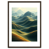 Ethereal Green Mountain Ridges Art thumbnail