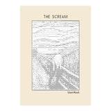 The Scream – Edvard Munch (ascii art)  (Print Only) thumbnail