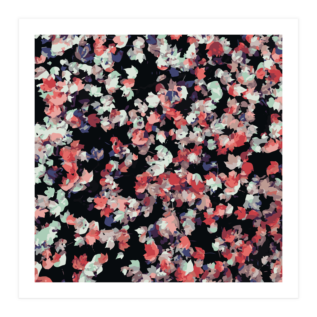 Floral Ecstasy Painting (Print Only)