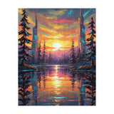 A Cybernetic Sunset Reflecting the Symbiosis (Print Only) thumbnail