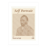 Self Portrait Vincent Van Gogh (1889) (Print Only) thumbnail
