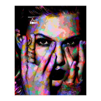 Taylor Swift Colorful Art 5 (Print Only)