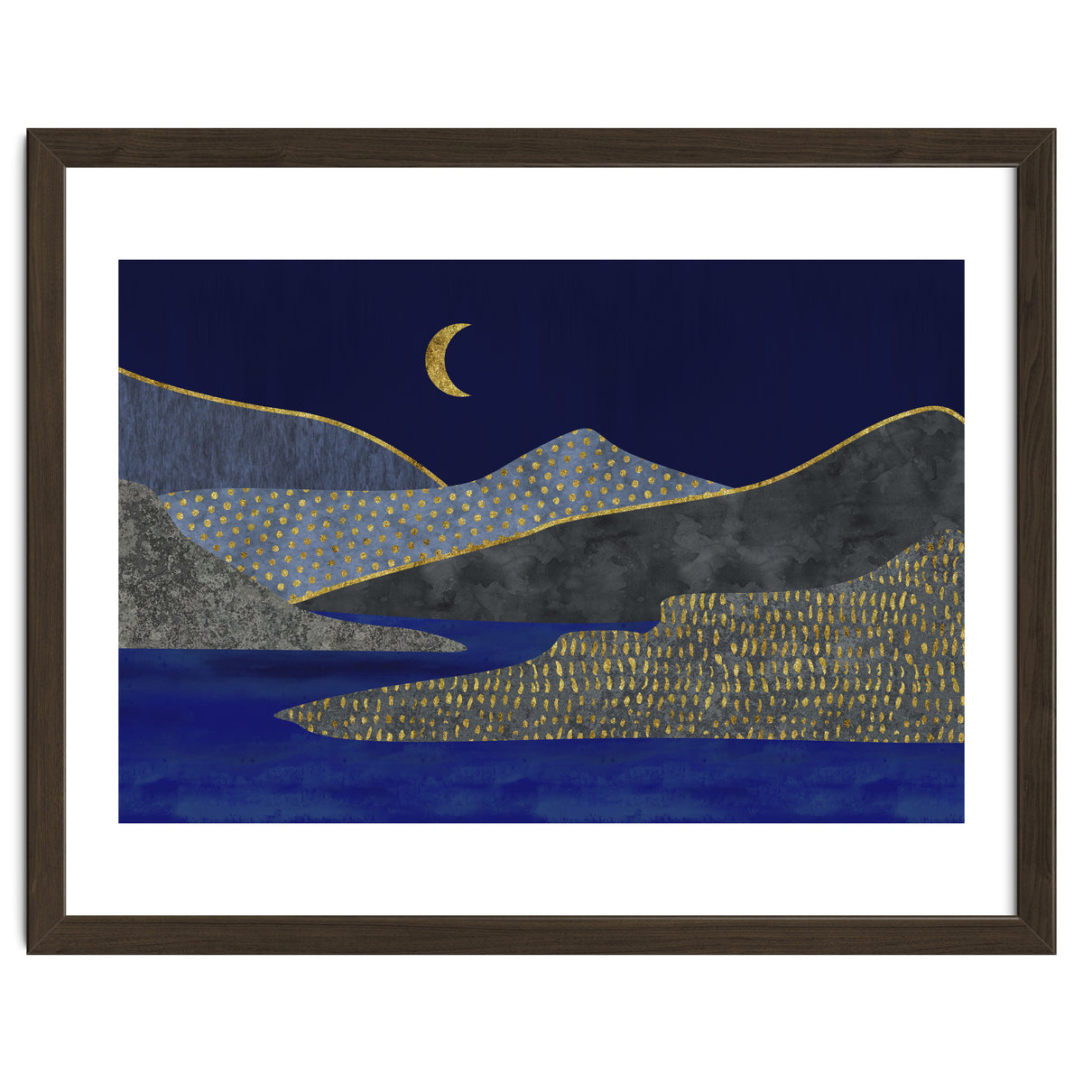 Abstract Landscape Moonlight Mood
