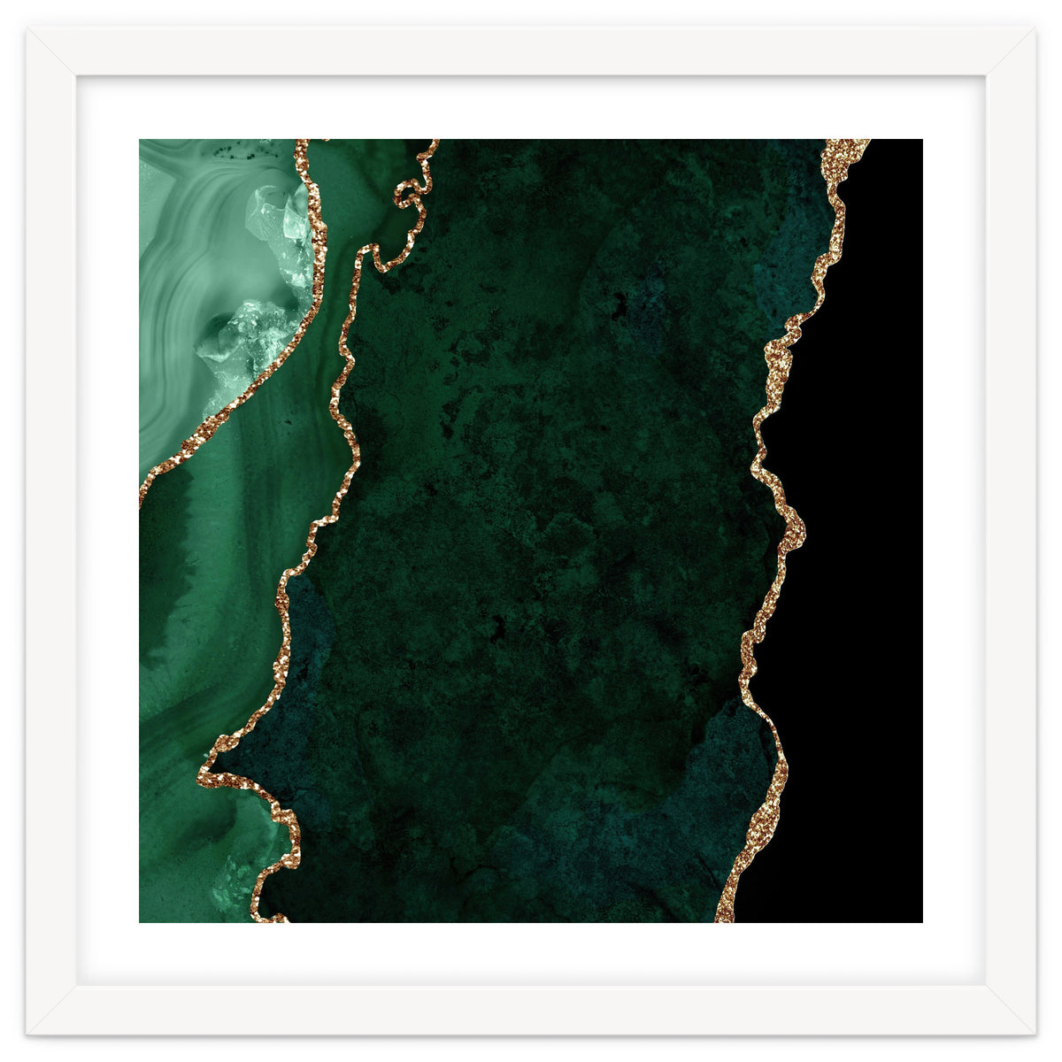 Emerald & Gold Agate Texture 04