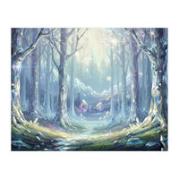 Crystal Forest: Ethereal Fantasy Landscape (Print Only)