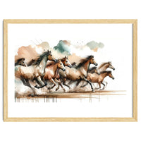 Horses Galloping