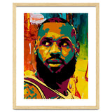 LeBron James Colorful abstract thumbnail