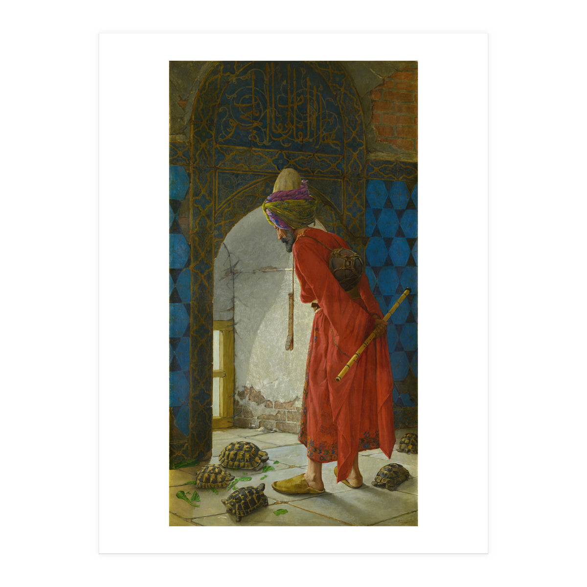 Osman Hamdi Bey – The Tortoise Trainer (1906) | Iconic Orientalist Art (Print Only)