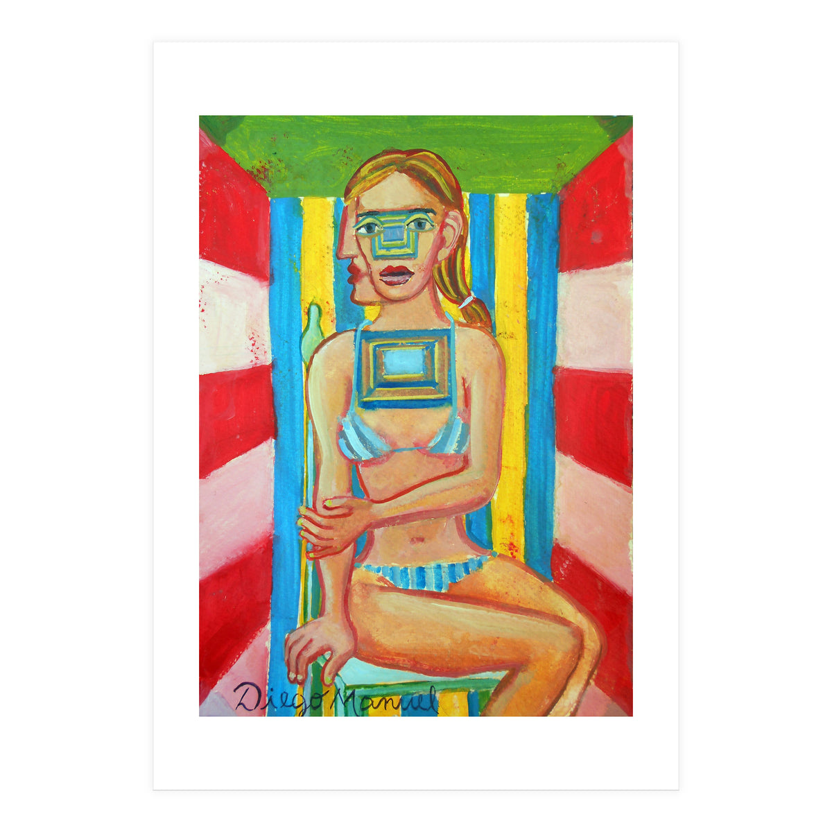 Mujer En La Silla 9 (Print Only)