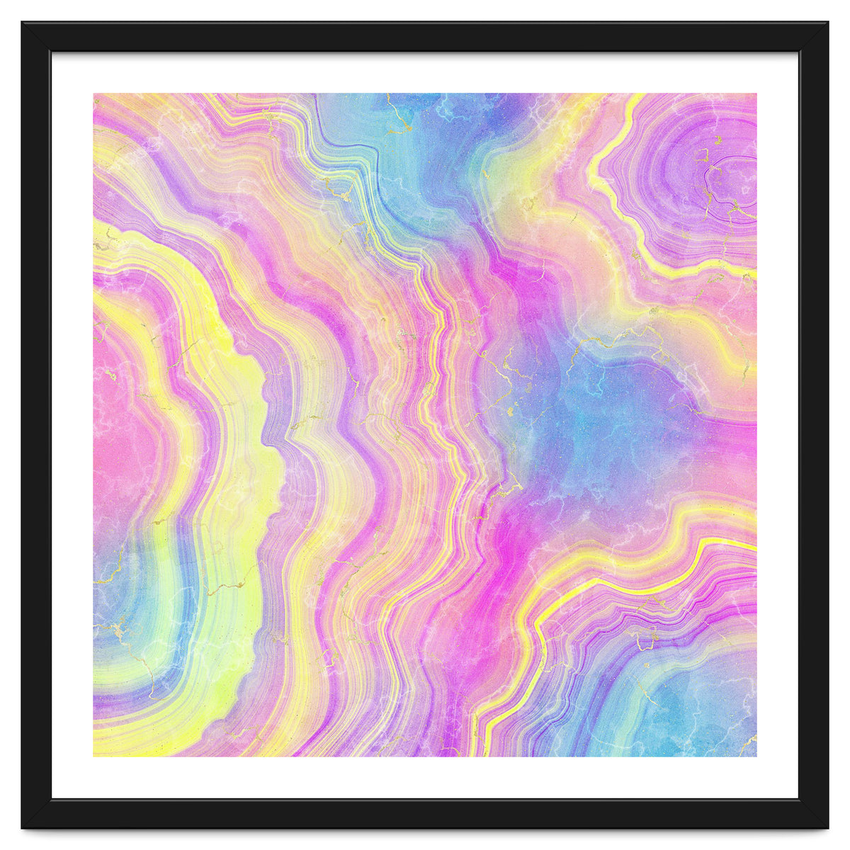 Neon Agate Texture 08