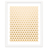 Blush + Gold Triangles #society6 #decor #buyart thumbnail