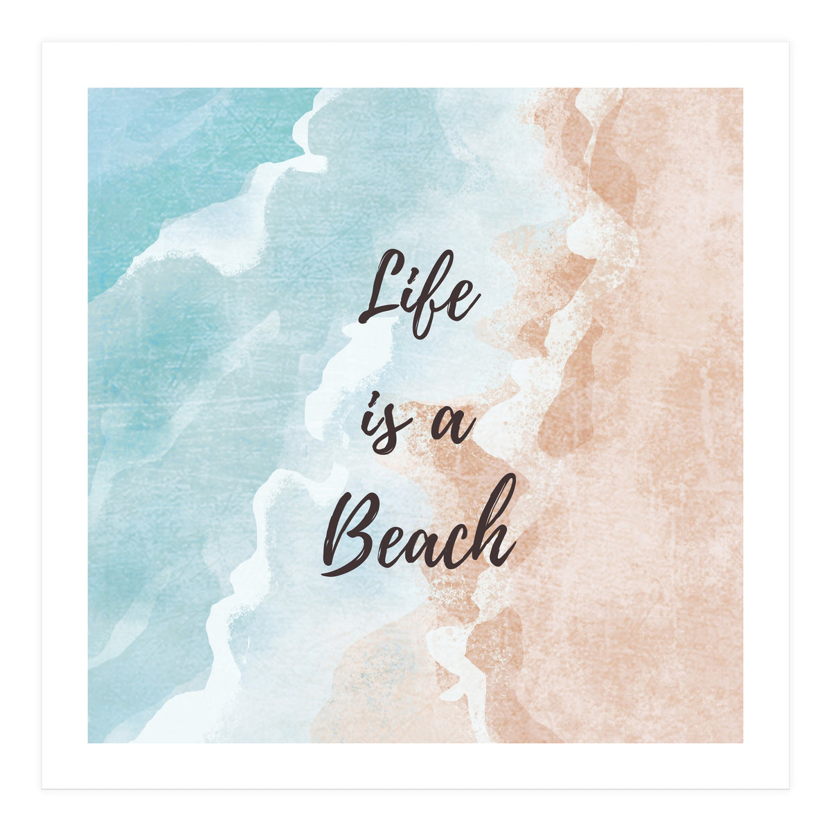 Life's a beach, enjoy the waves 🌊 (Print Only)
