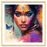 Butterfly Aura Hindu Portrait