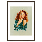 Portrait Of A Redhead Pinup Woman thumbnail
