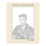 Portrait Of Doctor Felix Rey (ascii Art) (Print Only) thumbnail