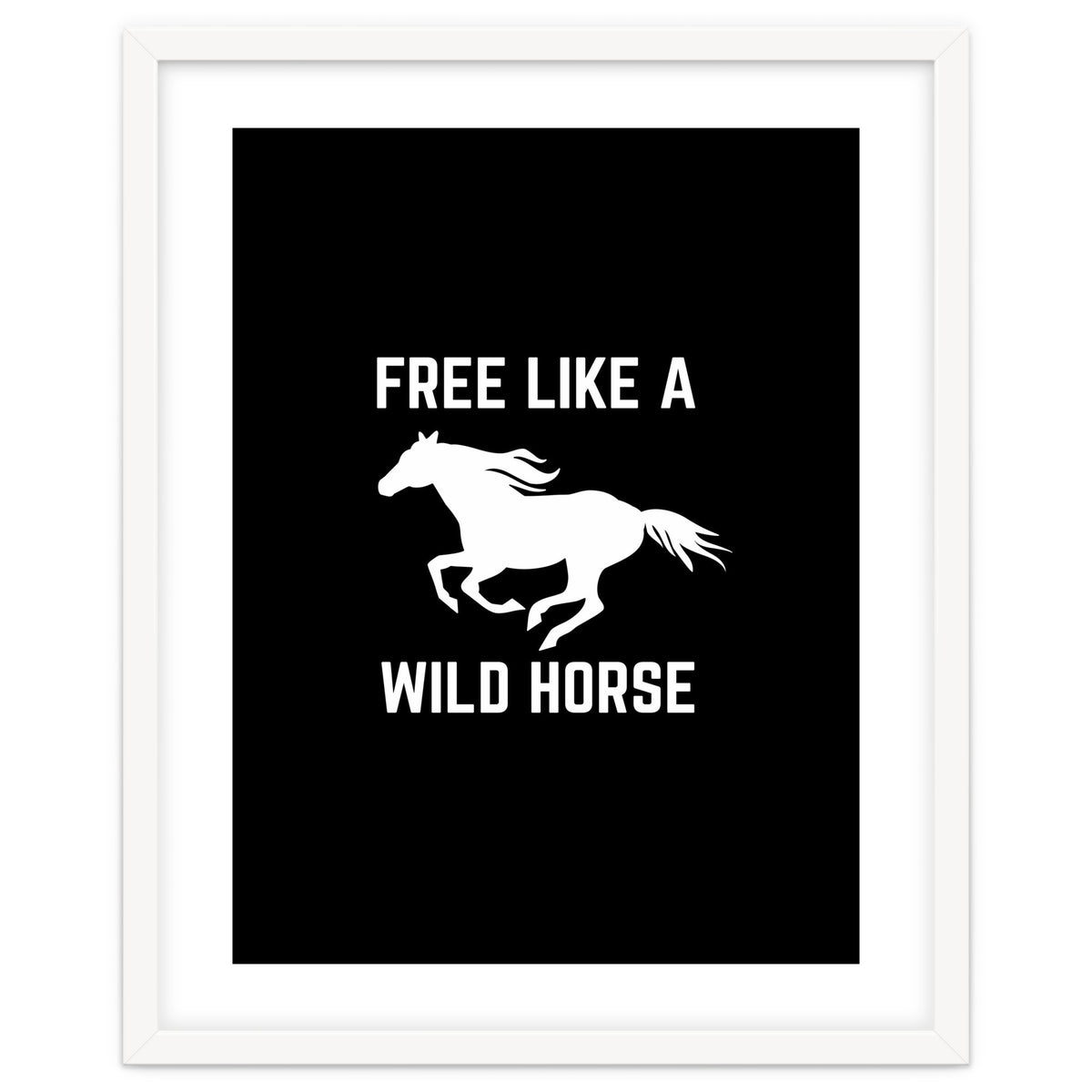 Free like a wild horse