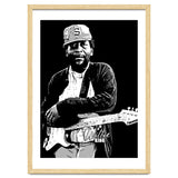 Willie King American Blues Musician in Grayscale thumbnail