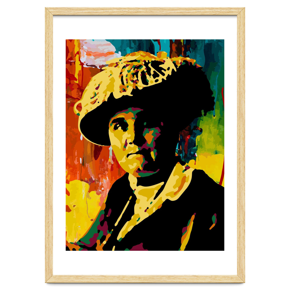 Jane Addams Colorful Abstract Art
