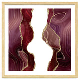 Burgundy & Gold Glitter Agate Texture 06 thumbnail