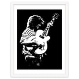 Pat Metheny American Jazz Musician in Monochrome thumbnail