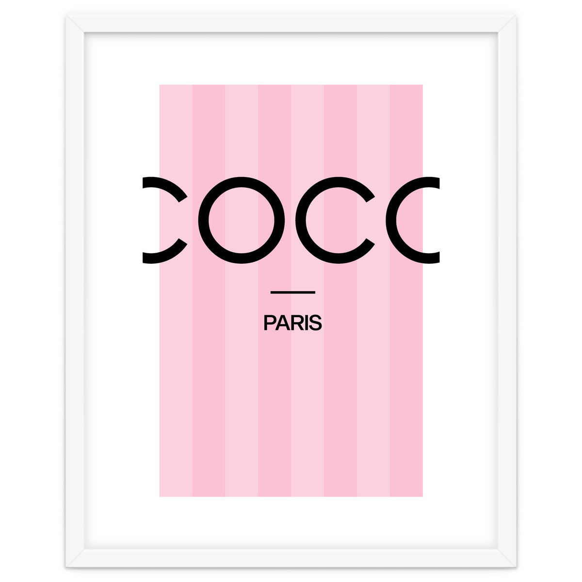 Paris Fashion Quote Art, Coco Chanel, Chic Decor
