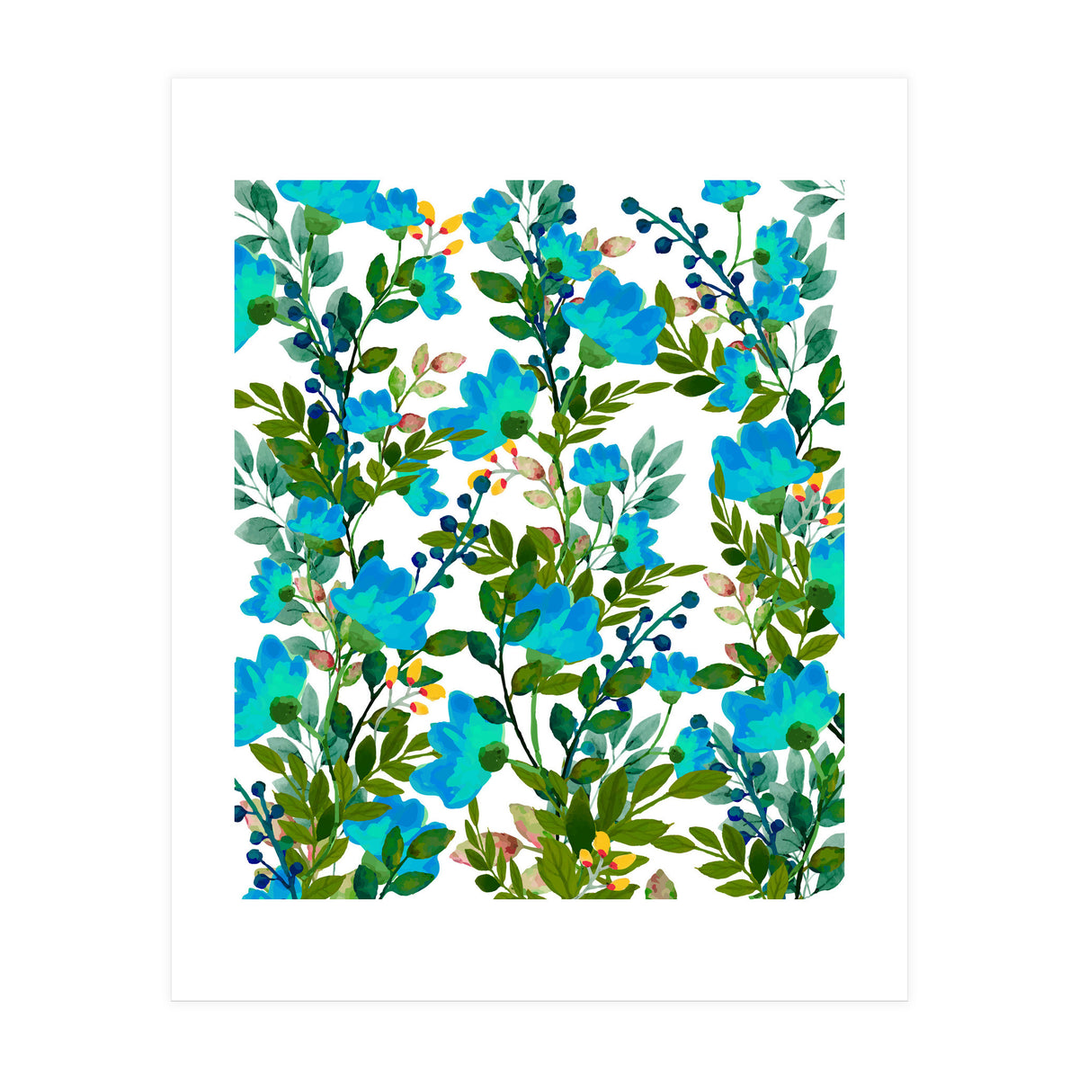 Blue #society6 #decor #buyart (Print Only)