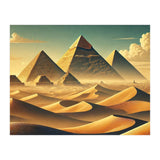 Vintage Egypt, Pyramids Of Giza Poster (Print Only) thumbnail